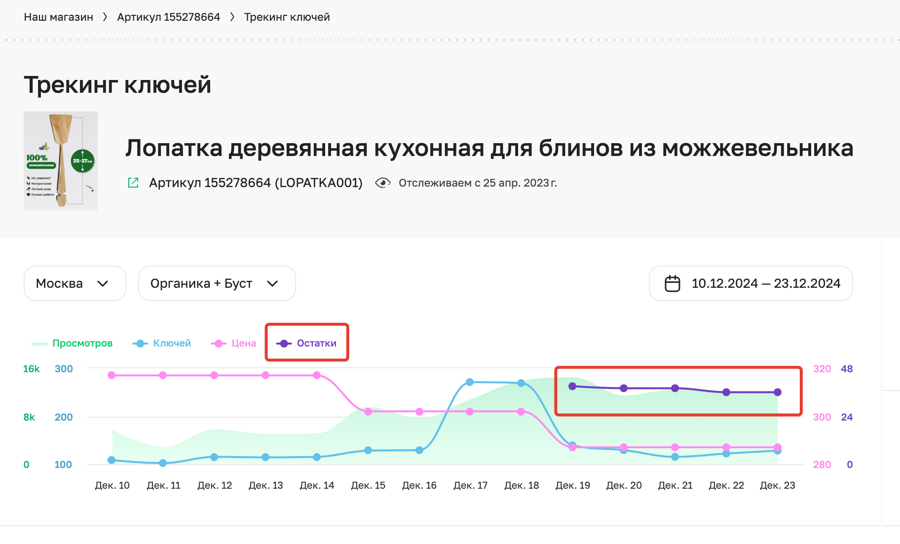 Трекинг позиций